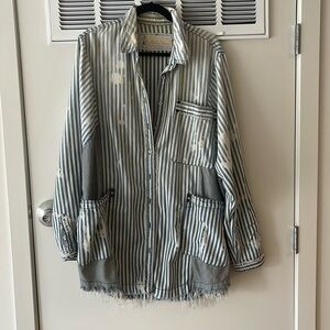 Free People Denim Shirt